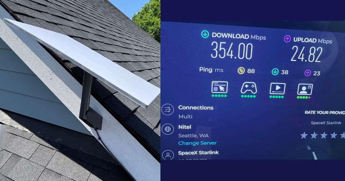 Starlink installation in Forest Grove OR