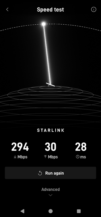 Starlink Speed Test Longwood FL