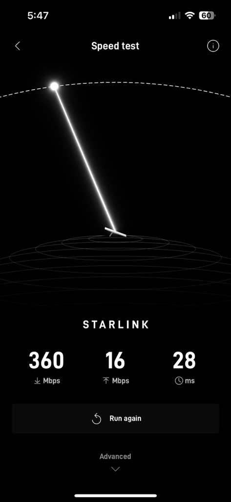 Starlink speed test Maple Valley WA
