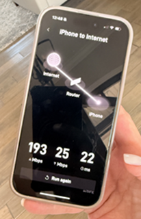 Starlink speed test Lincoln CA