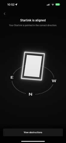 Starlink alignment test in Redmond OR