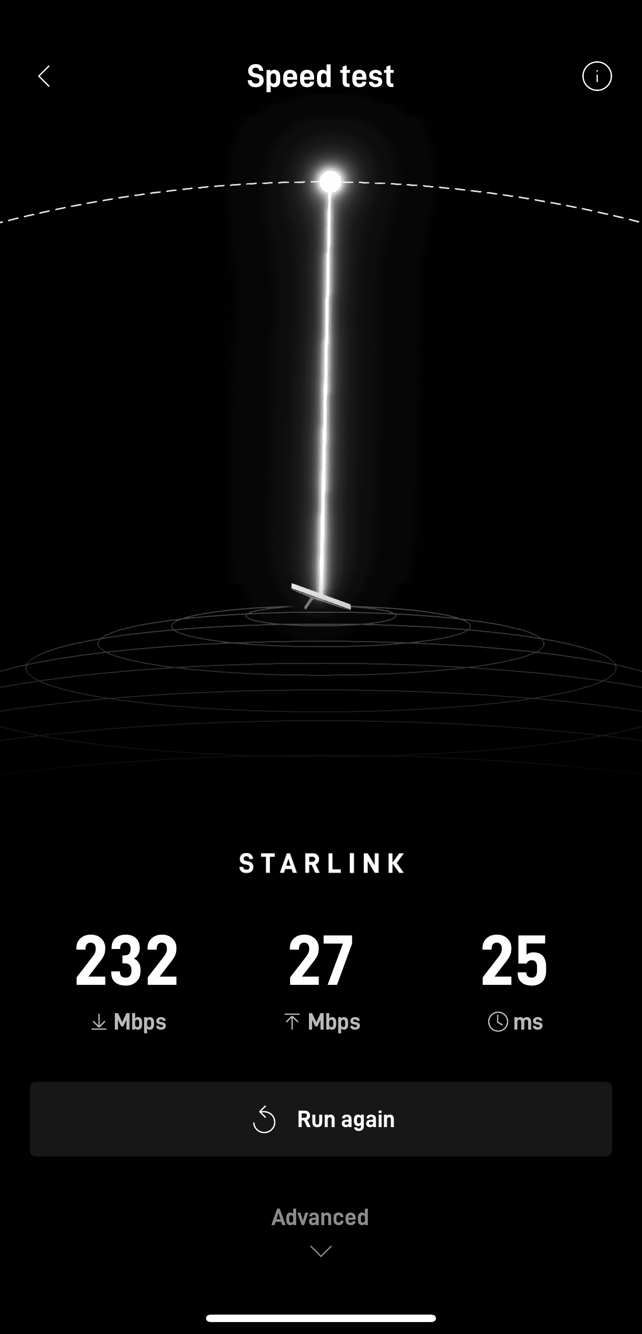 Starlink speed tests Millsboro DE
