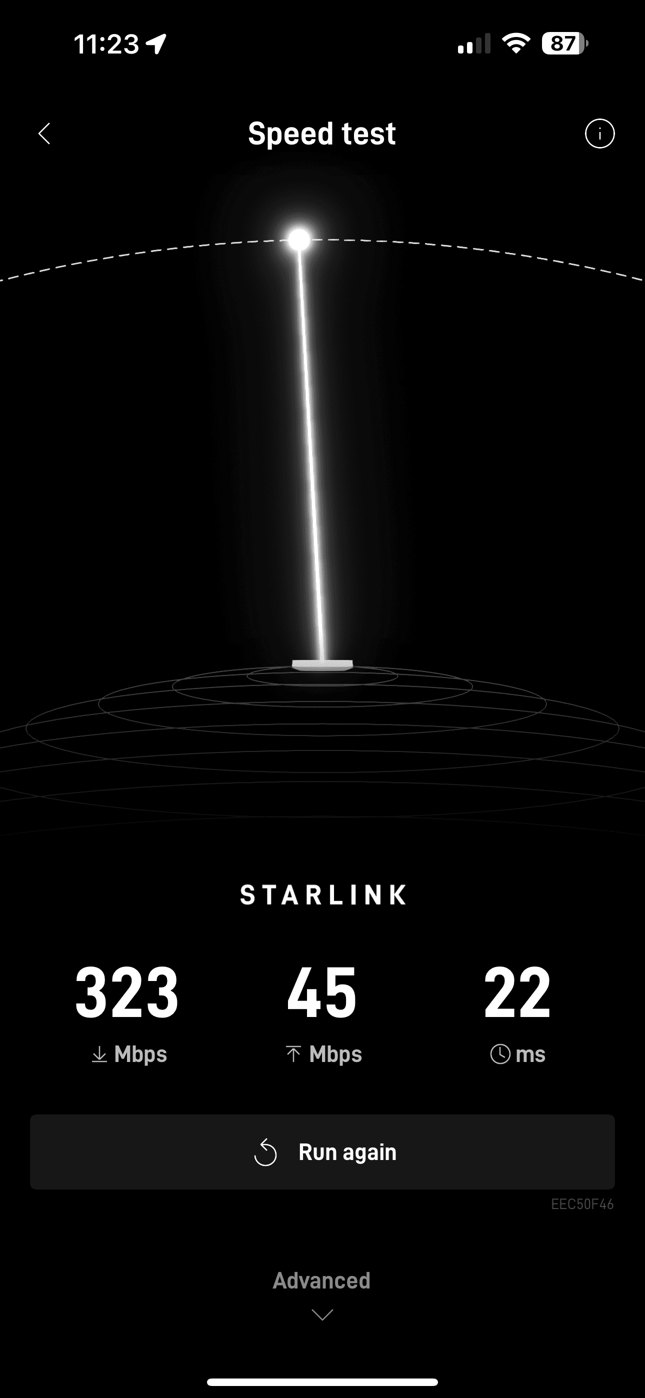Starlink speed test Klamath Falls OR