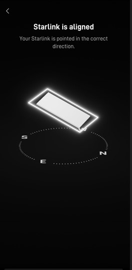 Starlink alignment test in Grand Junction CO