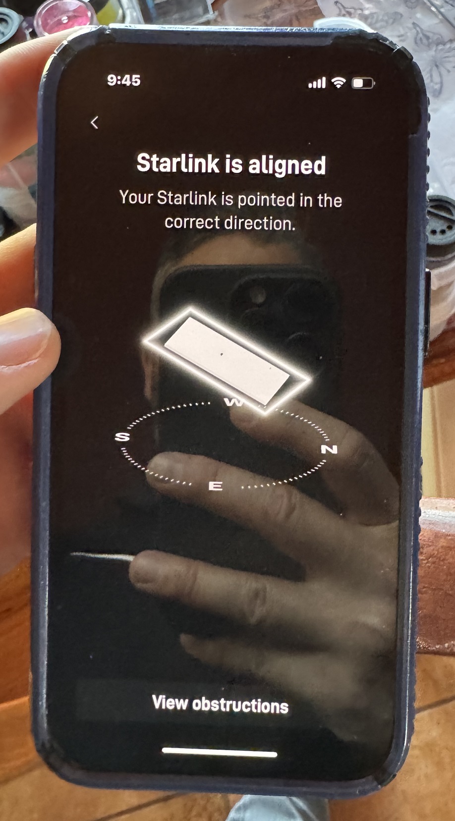 Starlink alignment test in Scottsdale AZ