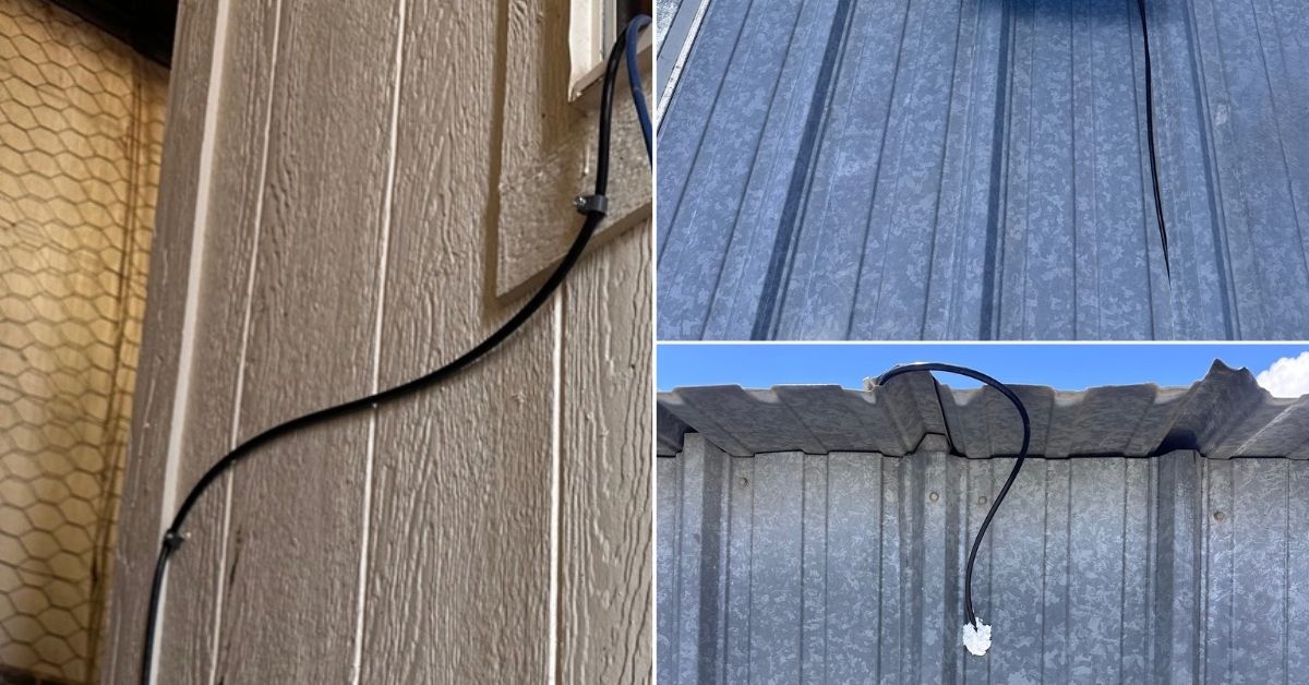 Starlink cabling for airplane hangars