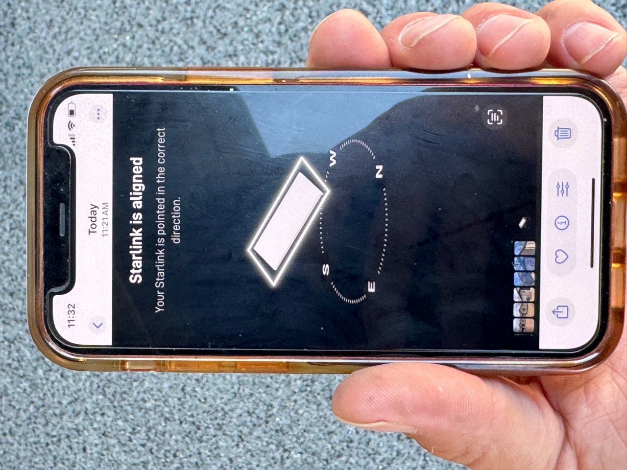 Starlink Alignment Test
