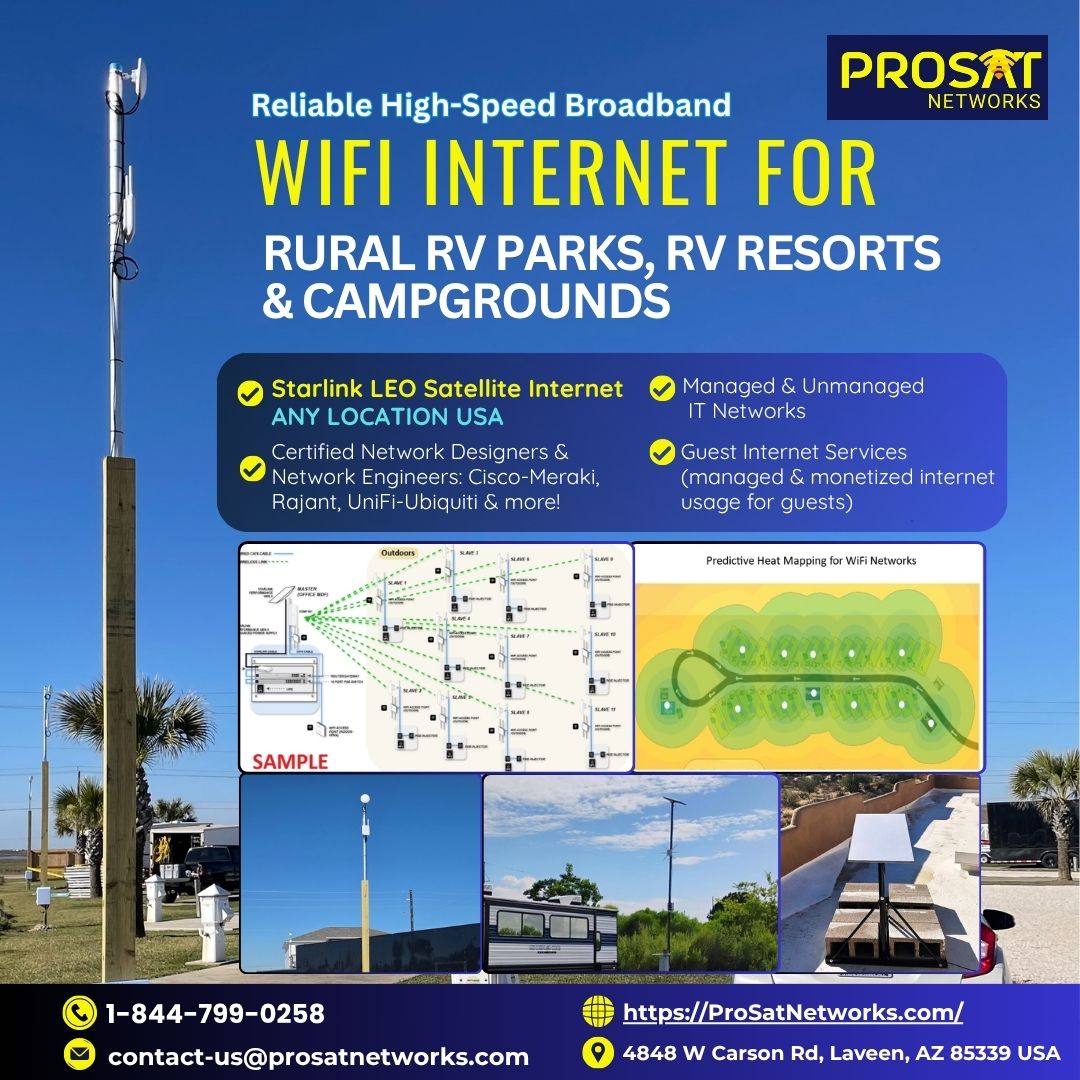 best WiFi Internet RV parks resorts