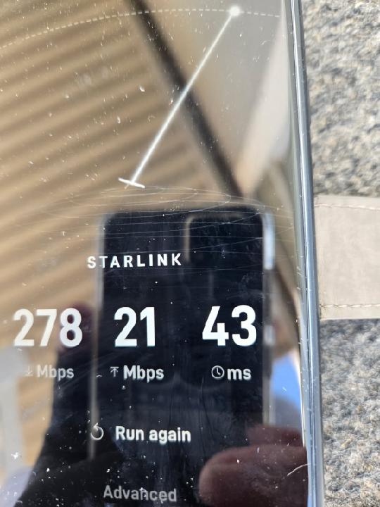 Starlink speed test 2