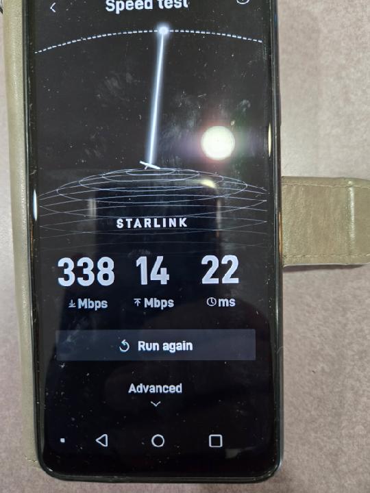 Starlink speed test 3