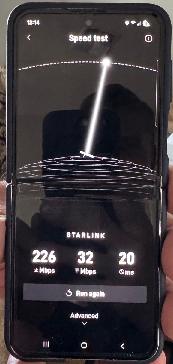 Starlink speed test Surprise AZ