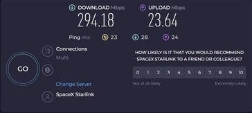 Starlink speed test Bountiful Utah