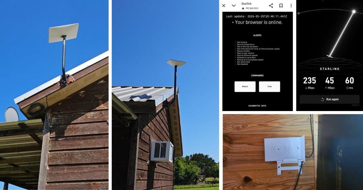 Starlink installers on San Angelo, TX