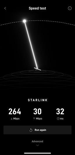 Starlink speed test Gainesville FL