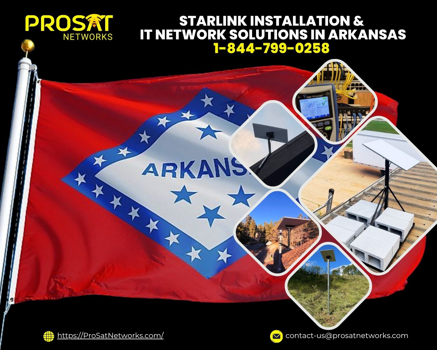Starlink installers near Springdale Arkansas
