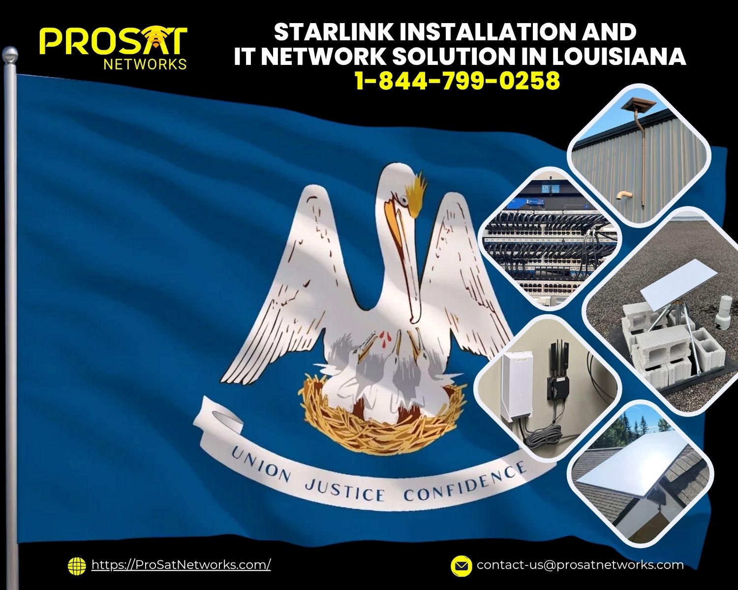 Best Starlink Installers in Louisiana - ProSat Networks