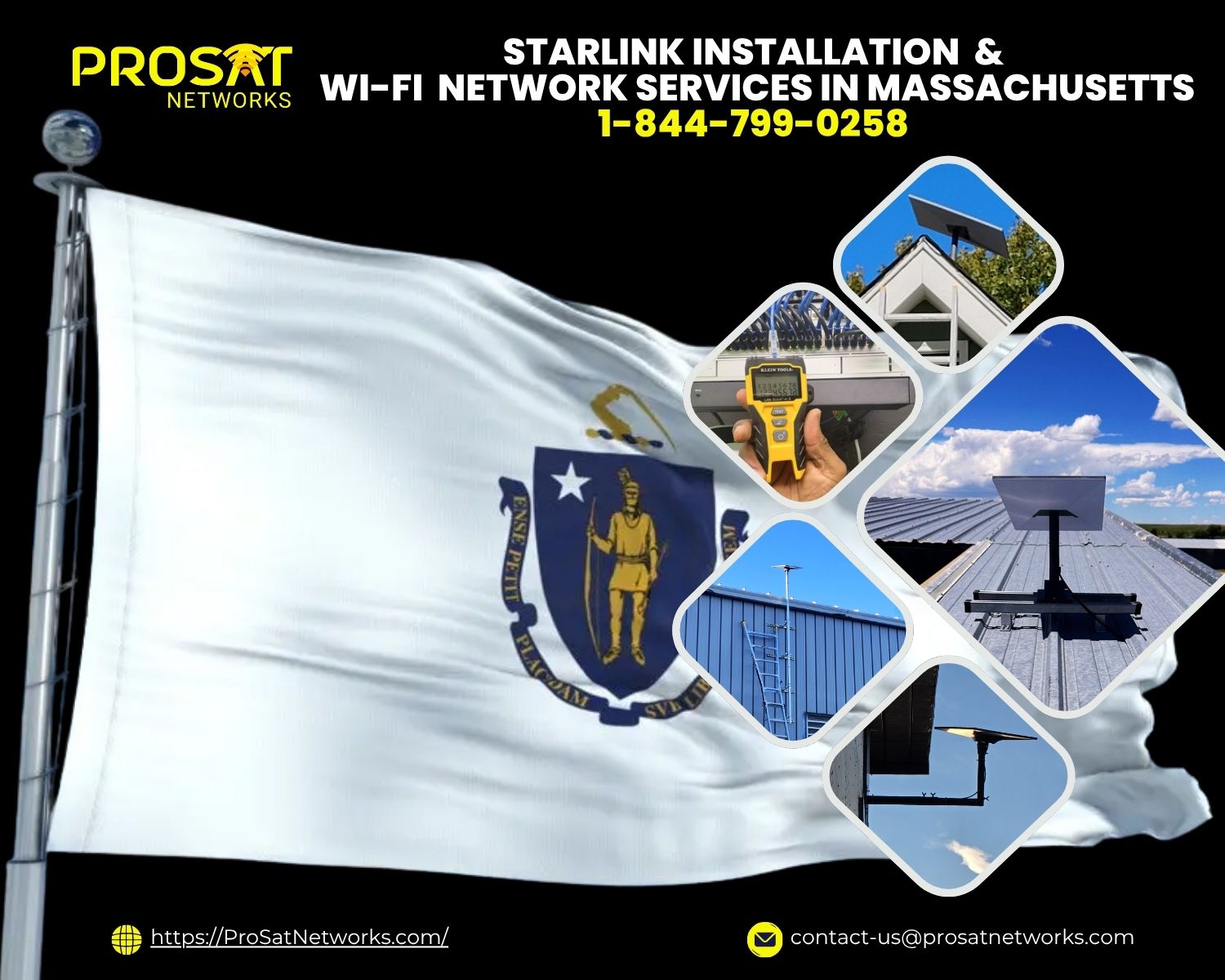Starlink installers near Worcester MA