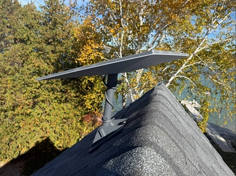 Starlink dish installation in Warren, MI
