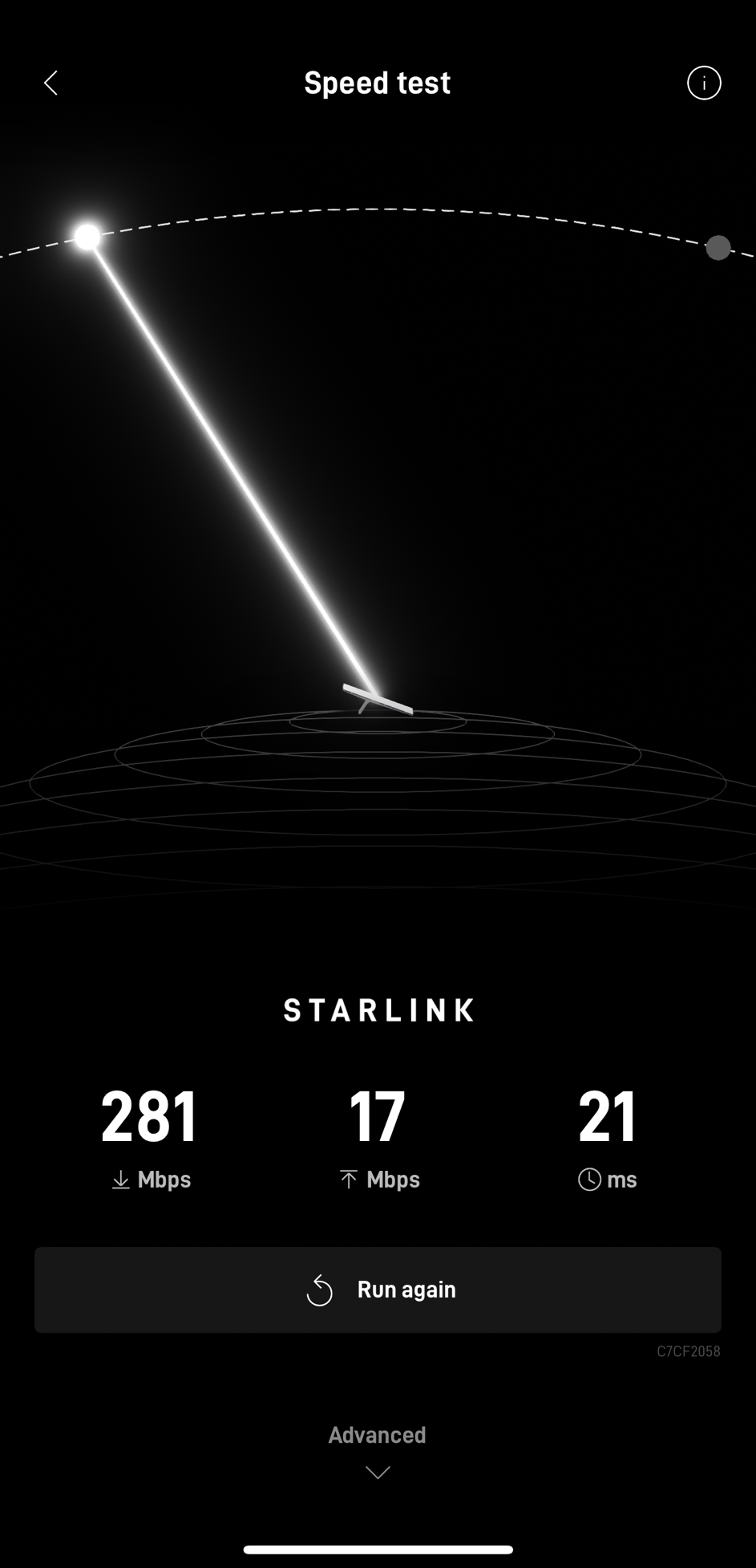 Starlink speed test Warren MI