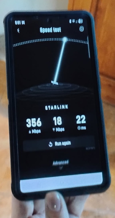 Starlink speed test Bernalillo NM