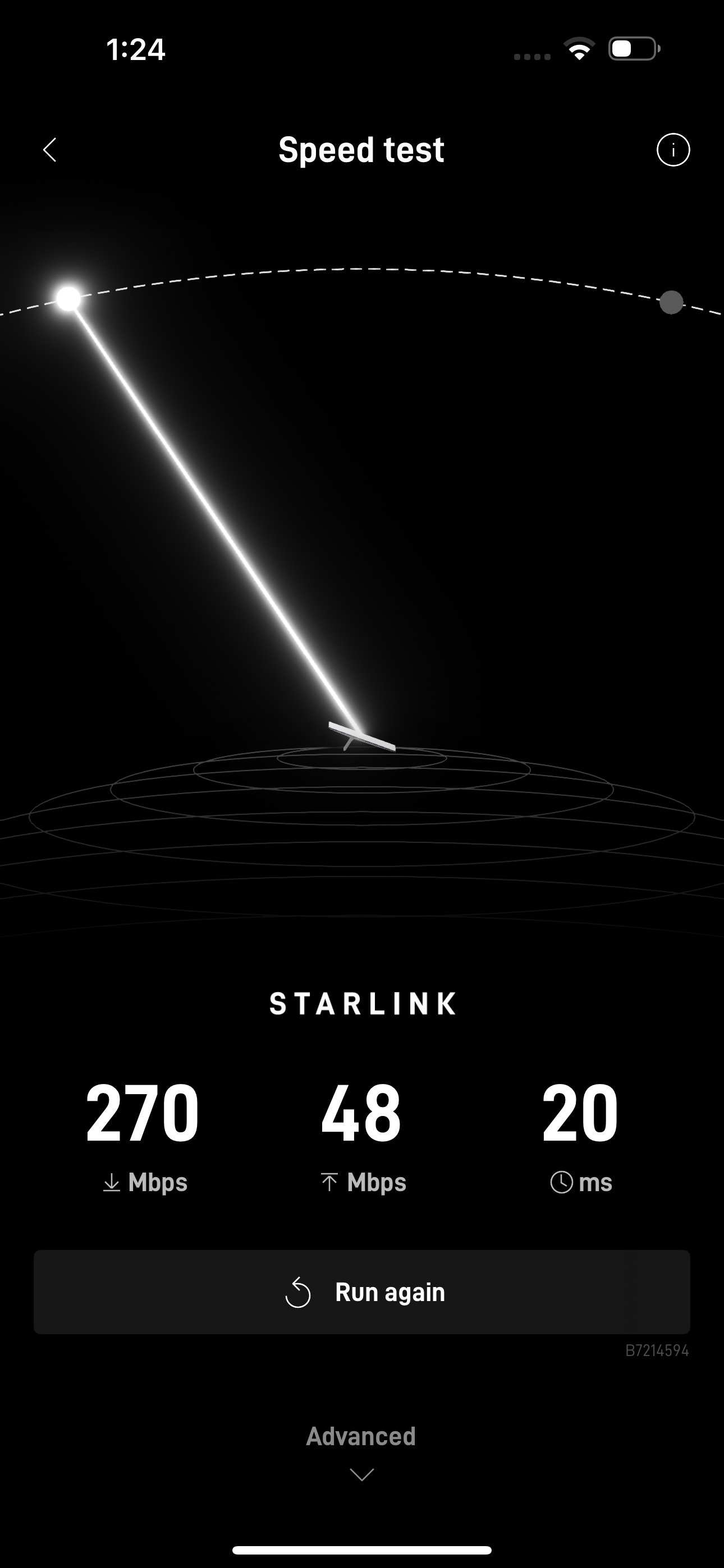 Starlink Speed Test McMinnville TN