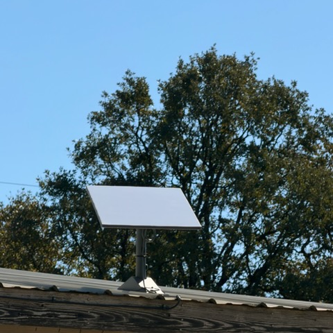 Starlink dish installation in Clovis CA