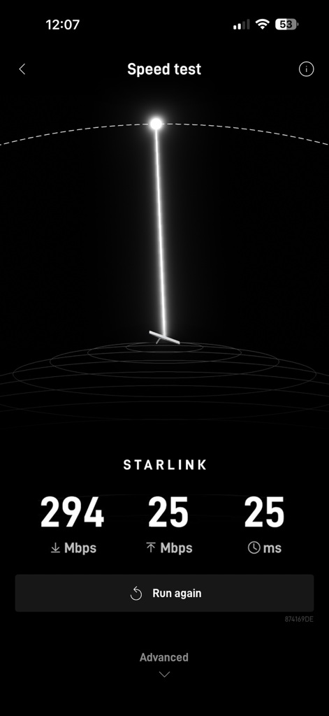 Starlink Speed Test Clovis CA