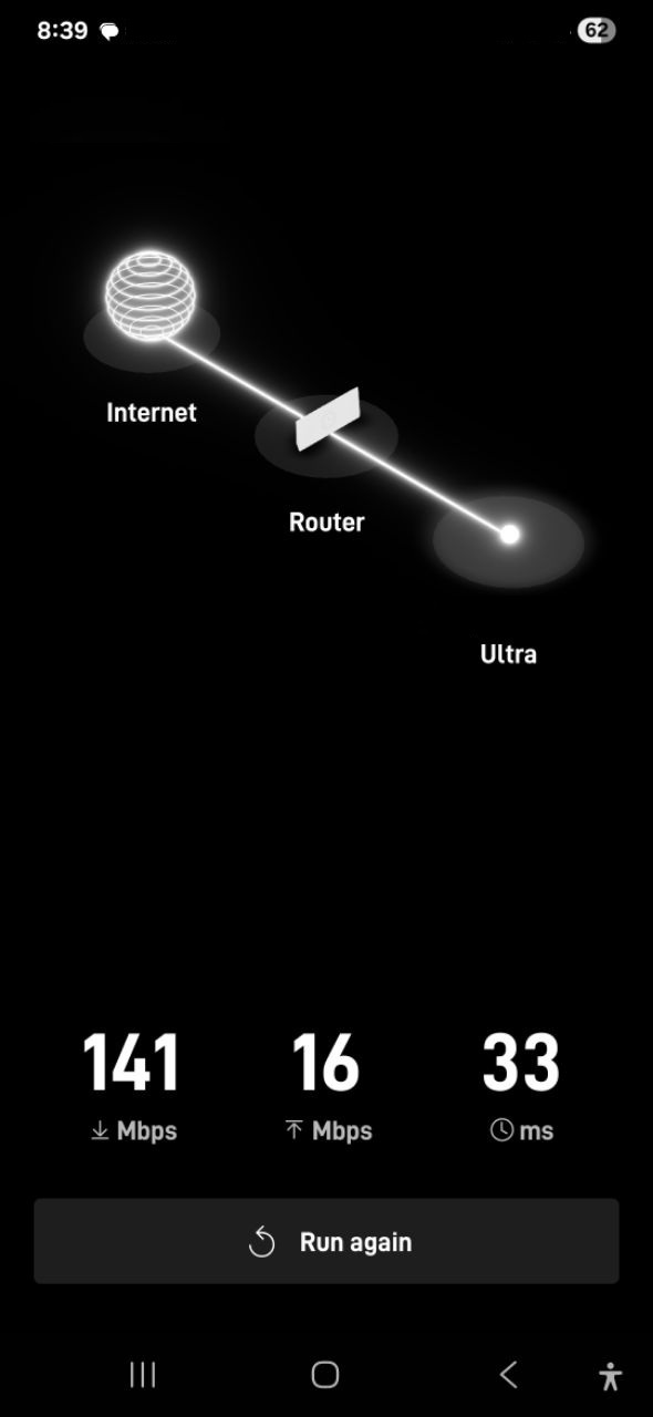 Starlink speed test Clarksville IN