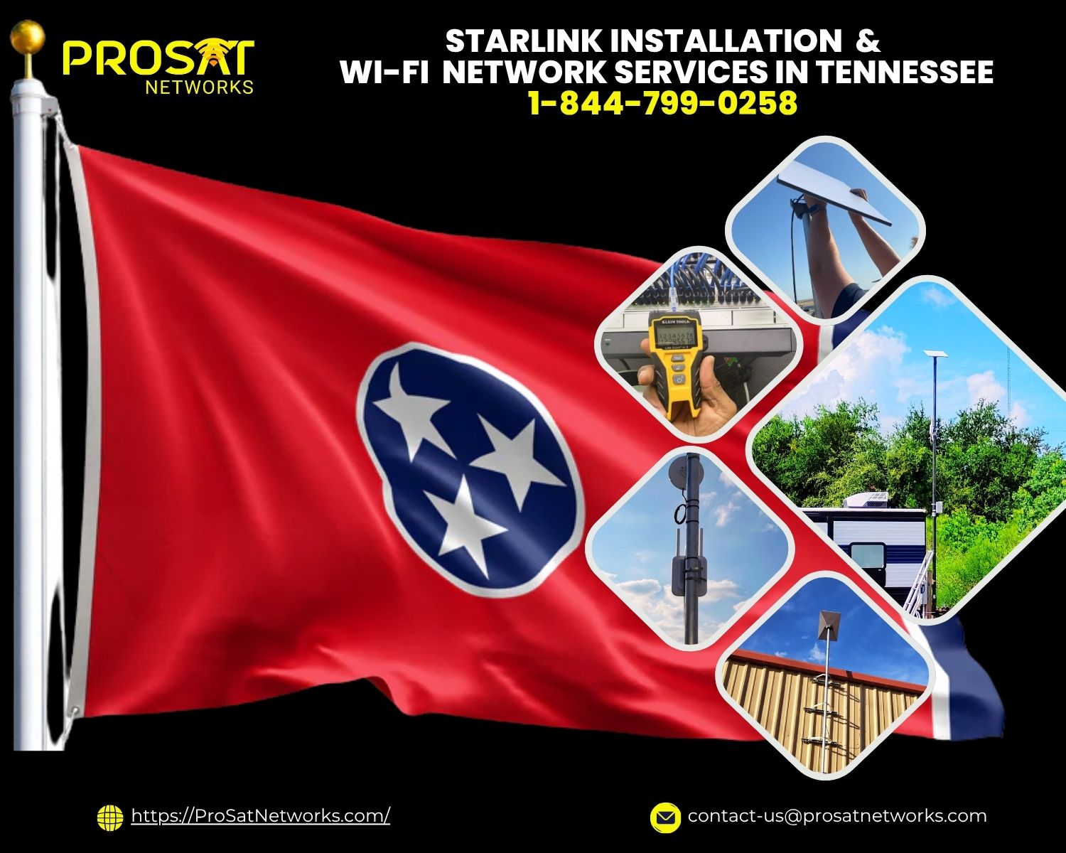 Best Starlink Installers near College Grove TN