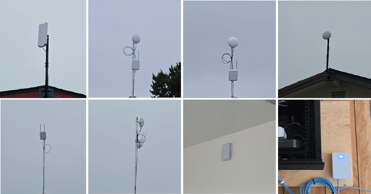 Point-to-point and point-to-multipoint wireless networks