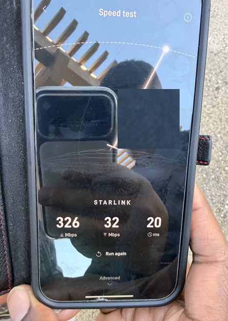 Starlink speed test Paradise Valley AZ