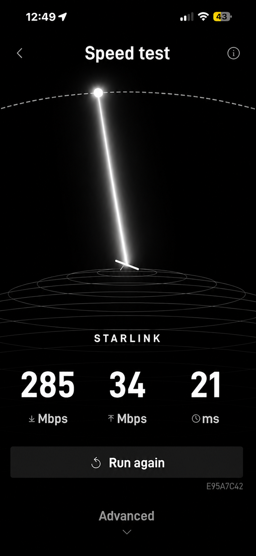 Starlink Speed Test Kennesaw GA