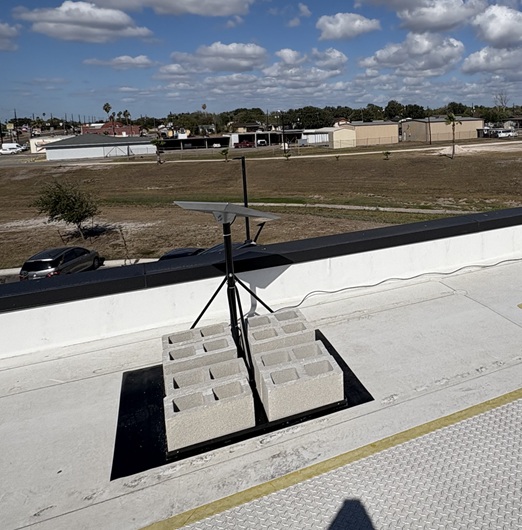 Starlink dish installation in Kingsville TX