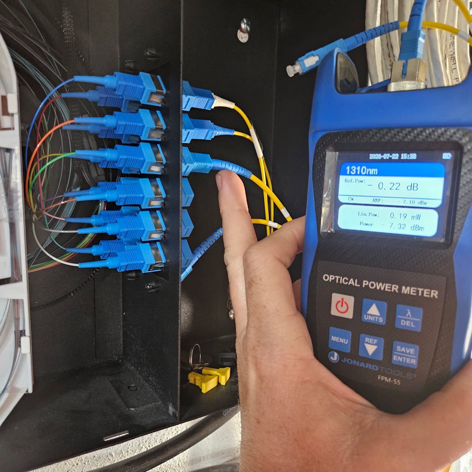Fiber Optics OTDR Testing