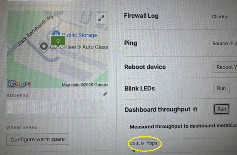 Starlink speed test Houston TX