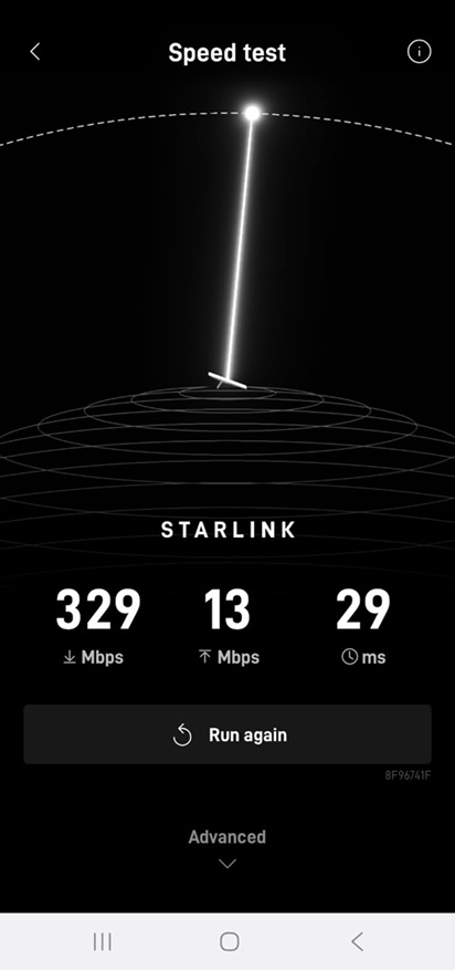 Starlink speed test Palm City FL