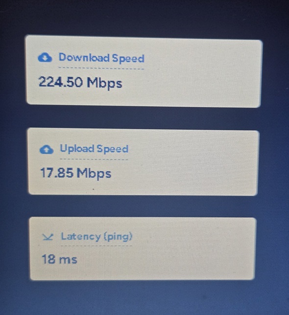 Starlink speed test Des Moines IA