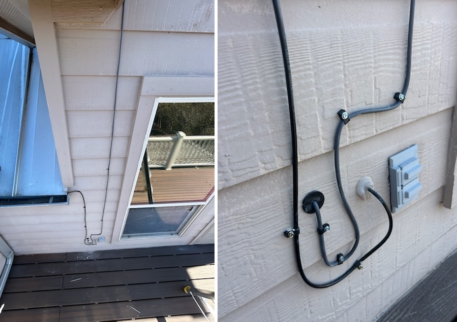 Starlink cabling Hingham MA