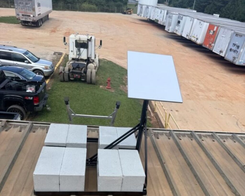 Starlink construction trailer