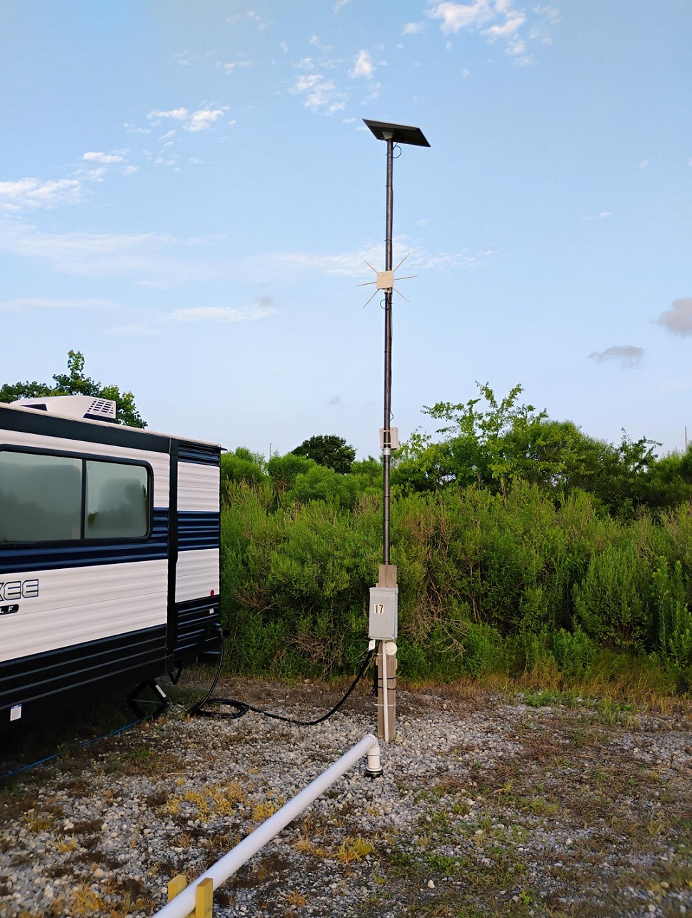 RV Park Starlink with WiFi WAP Extender