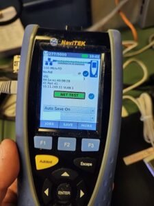 Cat5 Cat6 & Fiber Optic data cable testing