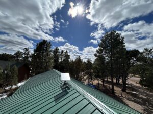 Starlink installation metal roof