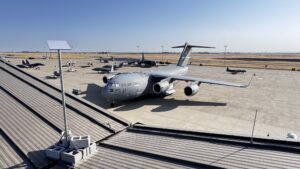 Beale AFB Air Show Event, 1st Starlink Enterprise temp setup