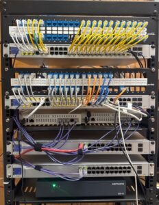 IT network MDF installation