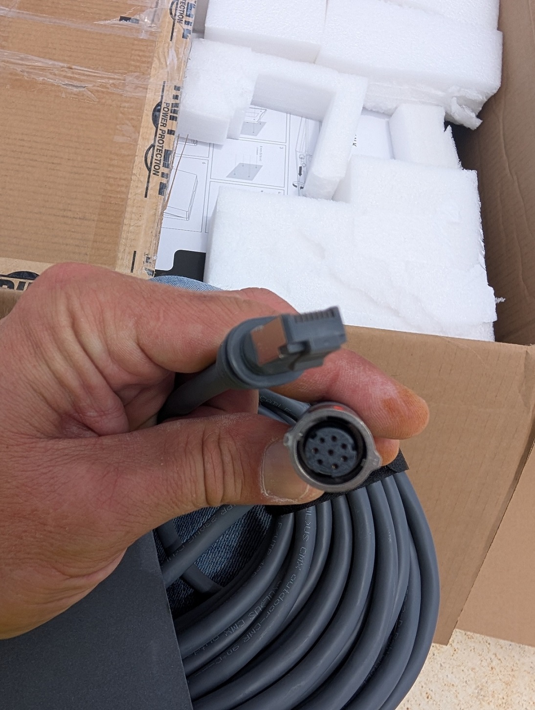 Starlink Performance Gen3 dish cable connector