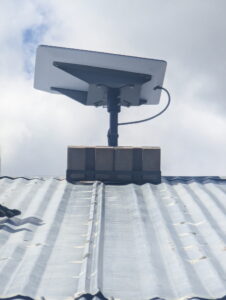 Starlink (Flat High) Performance rooftop business installation