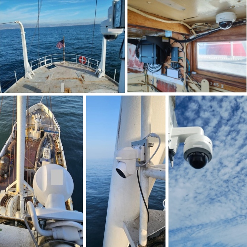 Marine Security Camera Installation