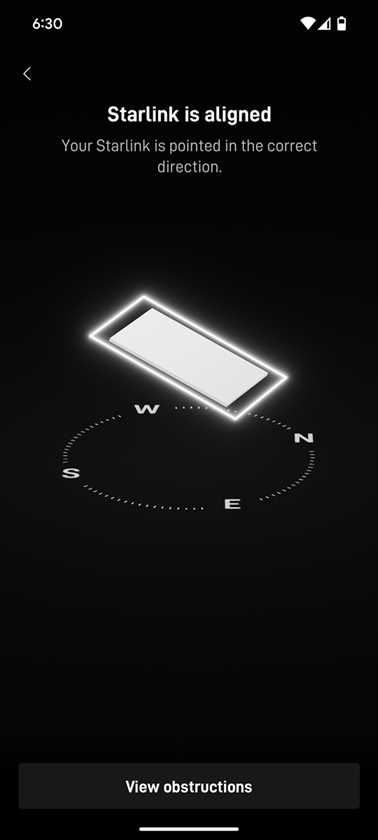 Starlink Alignment Test Rocklin CA