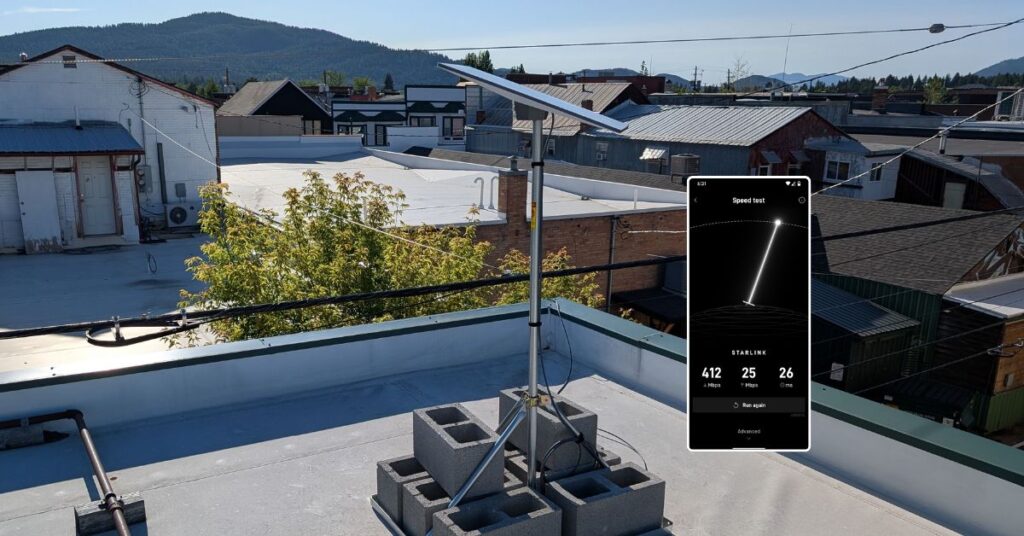 Starlink business installation in Rocklin CA