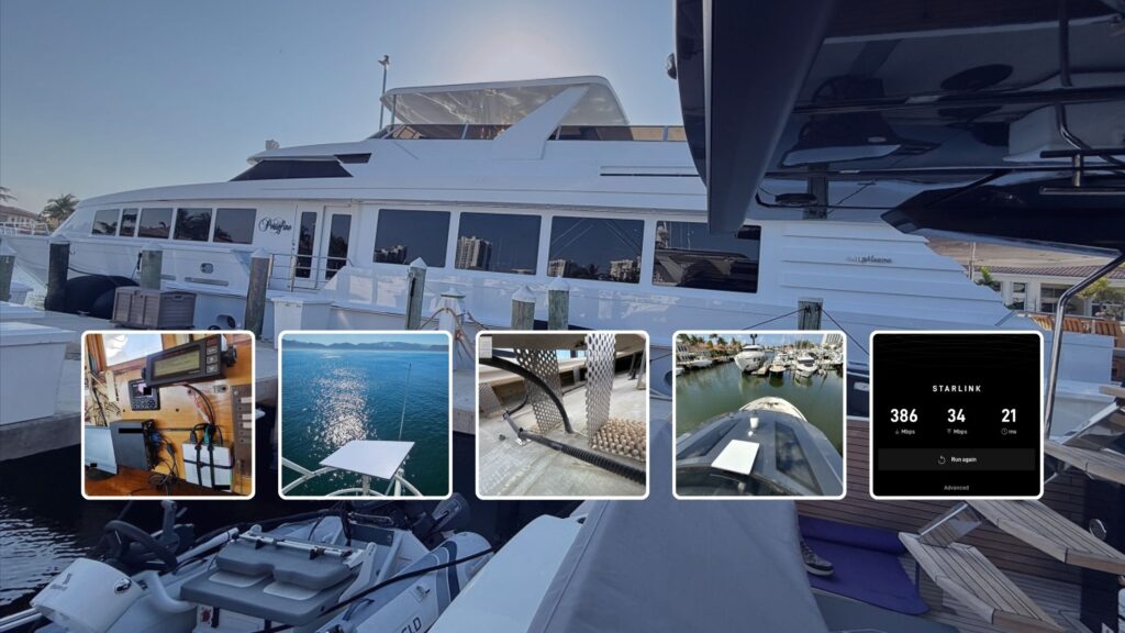 Starlink Maritime Installation for boats